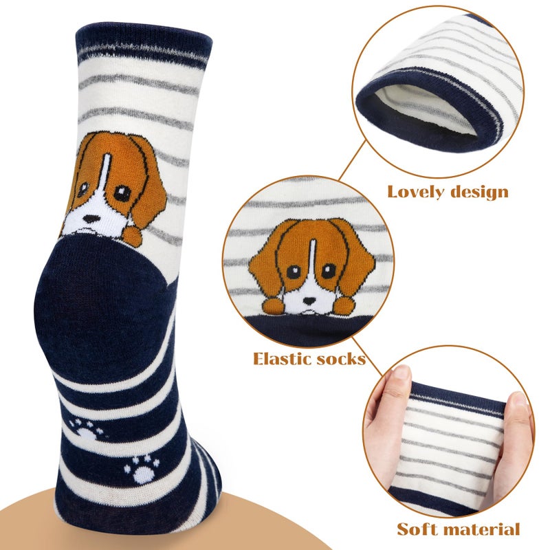 YSense Wear Women's Cute Animal Socks 5 Pairs, Multicolor - Image 2